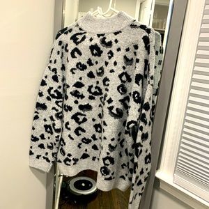 Cheetah print sweater
